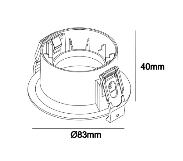 Directional GU10 Downlight , GU10 spotlight fixture , modern GU10 spotlight Supplier | Sincerelux